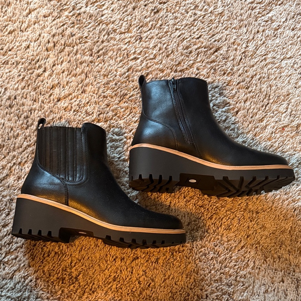 MIA Black and Tan Combat Boots